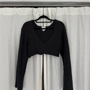 Urban Outfitters Cropped Black Sweater